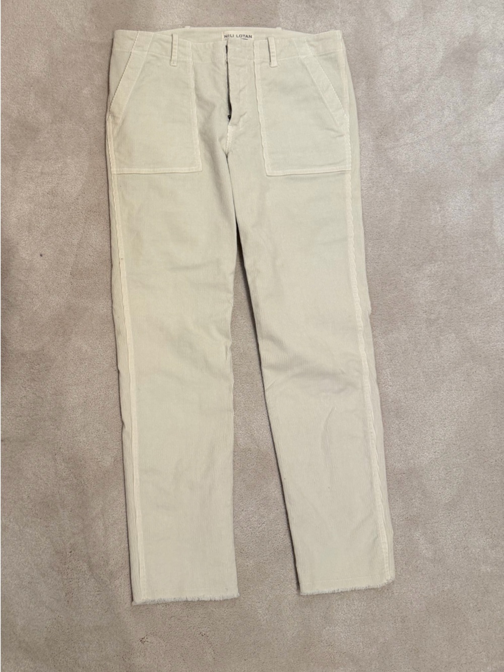 Nili Lotan Off-White Trousers